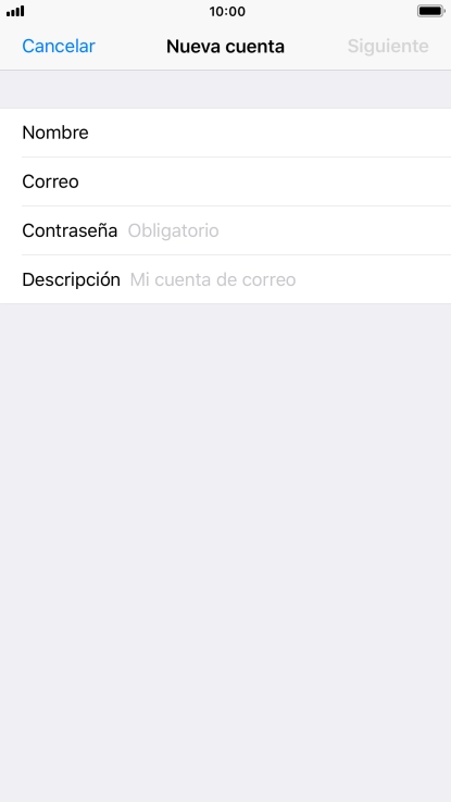 Pulsa Contraseña e introduce la contraseña de tu cuenta de correo electrónico. Pulsa Contraseña e introduce la contraseña de tu cuenta de correo electrónico.