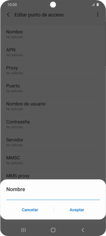 Introduce Vodafone Internet y pulsa Aceptar. Introduce Vodafone Internet y pulsa Aceptar.