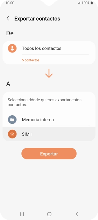 Pulsa Exportar. Pulsa Exportar.