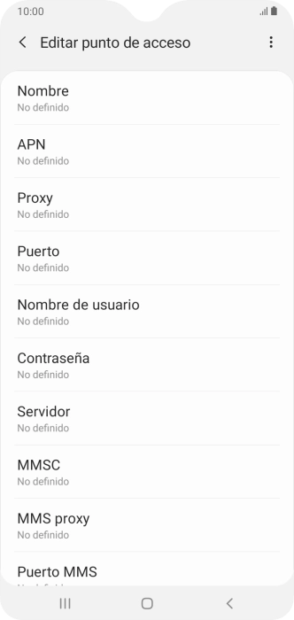 Pulsa Nombre. Pulsa Nombre.