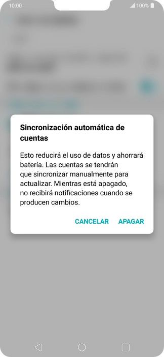 Si desactivas la función, pulsa APAGAR. Si desactivas la función, pulsa APAGAR.