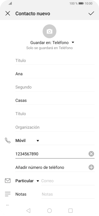 Pulsa el icono de aceptar. Pulsa el icono de aceptar.