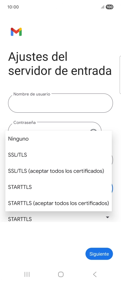 Pulsa SSL/TLS.