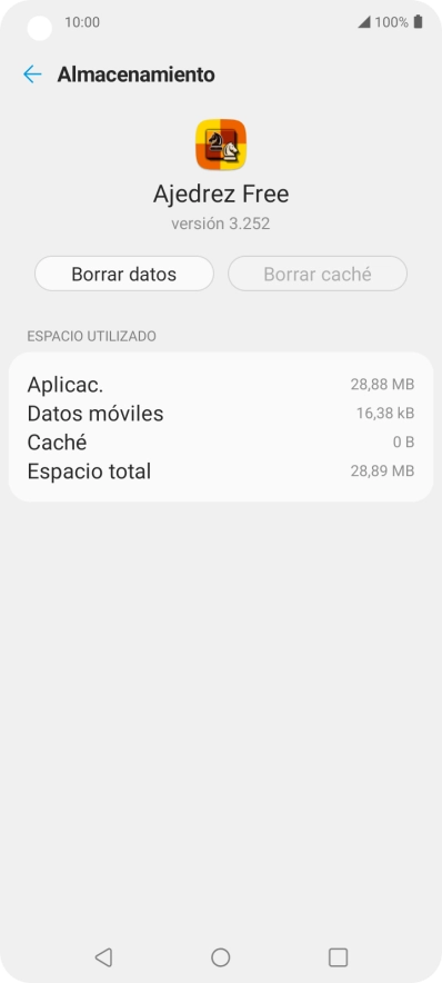 Pulsa la tecla de inicio para terminar y regresar a la pantalla de inicio.