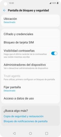 Pulsa Bloqueo de tarjeta SIM. Pulsa Bloqueo de tarjeta SIM.