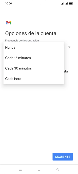Pulsa el ajuste deseado. Pulsa el ajuste deseado.