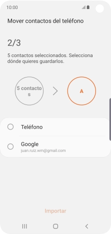Pulsa Teléfono.