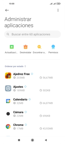 Pulsa la app deseada. Pulsa la app deseada.