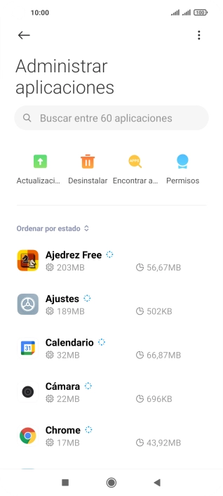 Pulsa la app deseada. Pulsa la app deseada.
