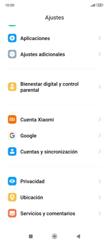 Pulsa Cuentas y sincronización. Pulsa Cuentas y sincronización.