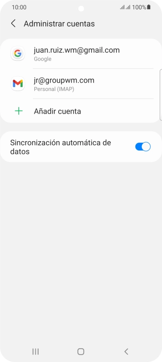 Pulsa la tecla de inicio para terminar y regresar a la pantalla de inicio.