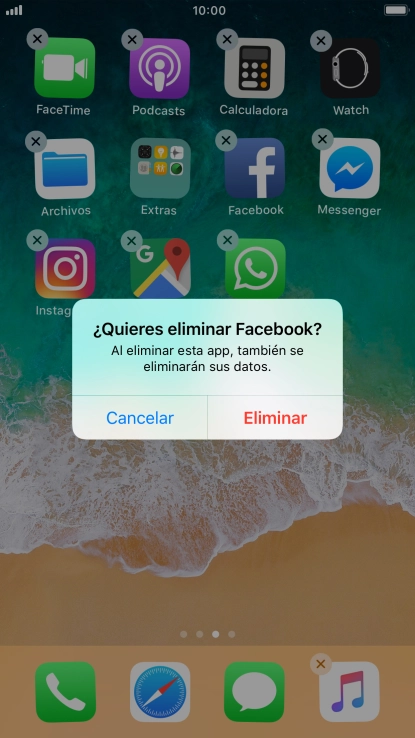 Pulsa Eliminar. Pulsa Eliminar.