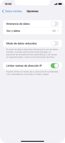 Pulsa el indicador junto a 