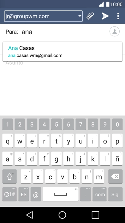 Pulsa el contacto deseado. Pulsa el contacto deseado.