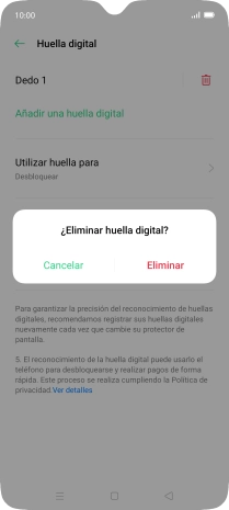 Pulsa Eliminar. Pulsa Eliminar.