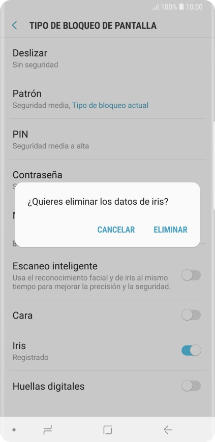Pulsa ELIMINAR. Pulsa ELIMINAR.