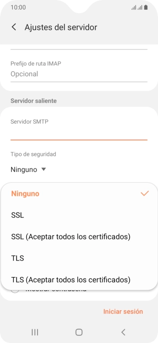 Pulsa Ninguno para desactivar la función. Pulsa Ninguno para desactivar la función.