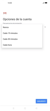 Pulsa el ajuste deseado. Pulsa el ajuste deseado.