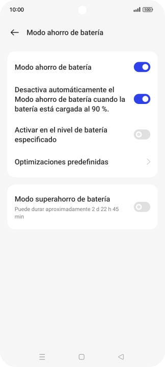 Pulsa la tecla de inicio para terminar y regresar a la pantalla de inicio. Pulsa la tecla de inicio para terminar y regresar a la pantalla de inicio.