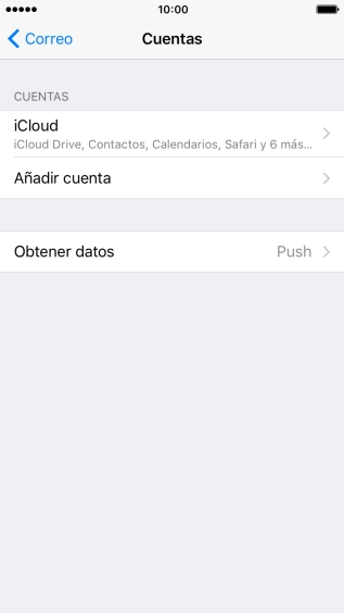Pulsa Añadir cuenta. Pulsa Añadir cuenta.