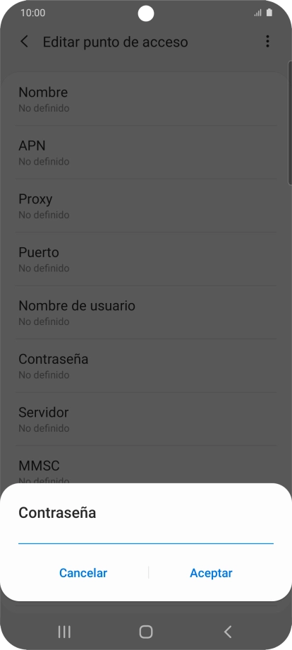 Introduce wap125 y pulsa Aceptar. Introduce wap125 y pulsa Aceptar.