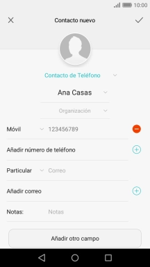 Pulsa el icono de aceptar. Pulsa el icono de aceptar.