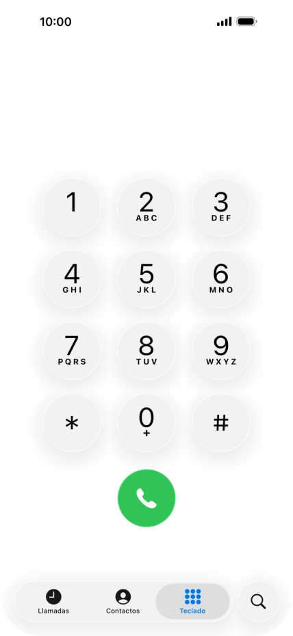 Introduce ##002# y pulsa el icono de llamada. Introduce ##002# y pulsa el icono de llamada.