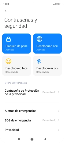 Pulsa Bloqueo de pantalla. Pulsa Bloqueo de pantalla.