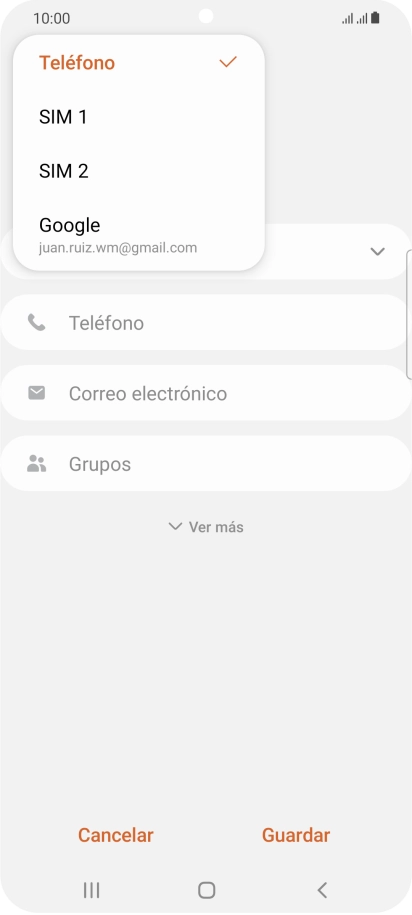 Pulsa Teléfono.