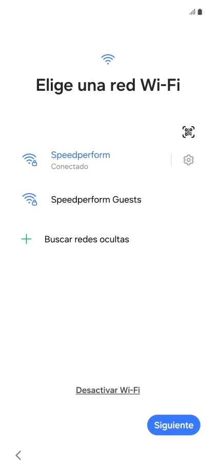 Pulsa Siguiente.