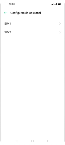 Pulsa la tarjeta SIM deseada. Pulsa la tarjeta SIM deseada.