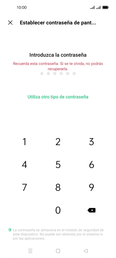 Pulsa Utiliza otro tipo de contraseña. Pulsa Utiliza otro tipo de contraseña.