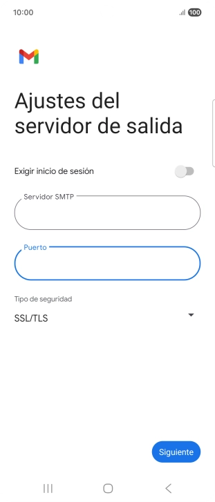 Pulsa Siguiente.