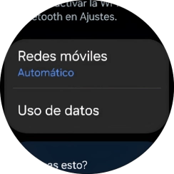 Pulsa Redes móviles. Pulsa Redes móviles.