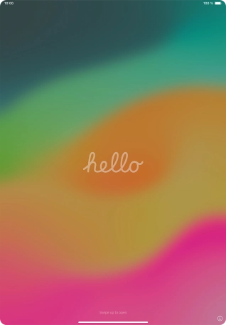Desliza el dedo hacia arriba desde la parte inferior de la pantalla. Desliza el dedo hacia arriba desde la parte inferior de la pantalla.