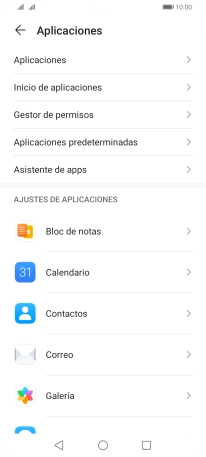 Pulsa Aplicaciones.