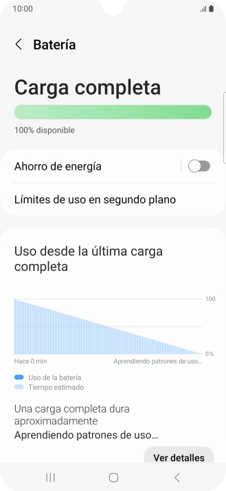 Pulsa Ahorro de energía. Pulsa Ahorro de energía.