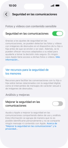 Pulsa el indicador junto a 