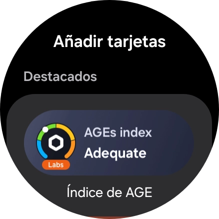Pulsa el widget deseado para añadirlo. Pulsa el widget deseado para añadirlo.
