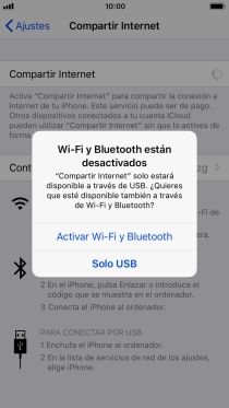 Si el wifi está desactivado, pulsa Activar Wi-Fi y Bluetooth. Si el wifi está desactivado, pulsa Activar Wi-Fi y Bluetooth.