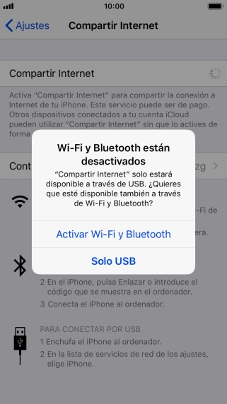 Si el wifi está desactivado, pulsa Activar Wi-Fi y Bluetooth. Si el wifi está desactivado, pulsa Activar Wi-Fi y Bluetooth.