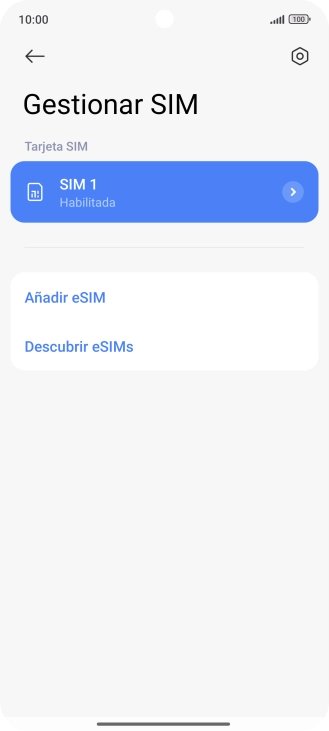 Pulsa Añadir eSIM. Pulsa Añadir eSIM.