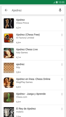 Pulsa la app deseada. Pulsa la app deseada.