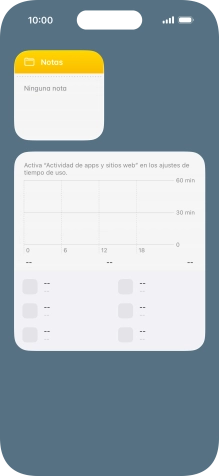 Pulsa el grupo de widgets deseado durante unos instantes. Pulsa el grupo de widgets deseado durante unos instantes.