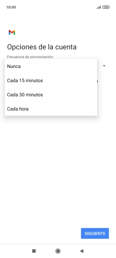 Pulsa el ajuste deseado. Pulsa el ajuste deseado.