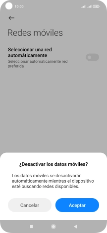 Pulsa Aceptar y espera mientras el teléfono está buscando redes. Pulsa Aceptar y espera mientras el teléfono está buscando redes.