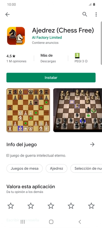 Pulsa Instalar y sigue las indicaciones de la pantalla para instalar la app. Pulsa Instalar y sigue las indicaciones de la pantalla para instalar la app.