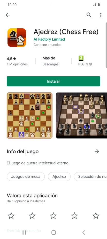 Pulsa Instalar y sigue las indicaciones de la pantalla para instalar la app. Pulsa Instalar y sigue las indicaciones de la pantalla para instalar la app.