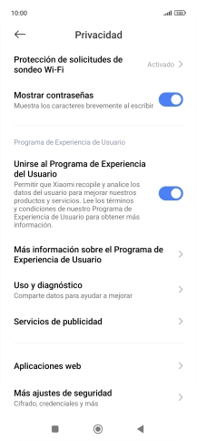 Pulsa Más ajustes de seguridad. Pulsa Más ajustes de seguridad.