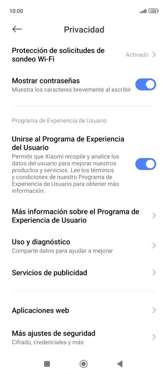 Pulsa Más ajustes de seguridad. Pulsa Más ajustes de seguridad.